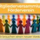 Mitgliederversammlung Förderverein